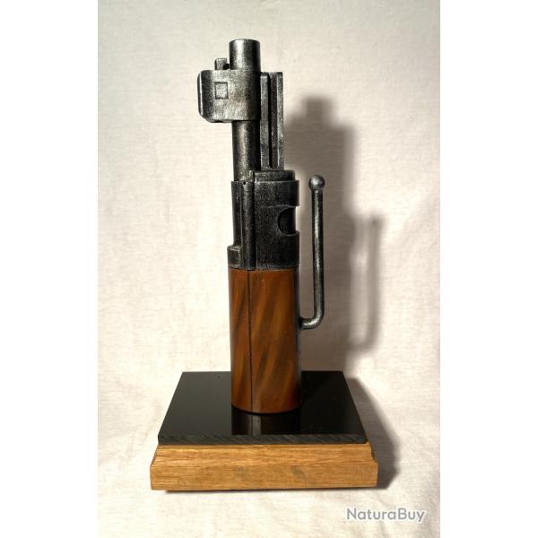 Support-prsentoir pour baonnette MAUSER KAR 98A avec socle bois