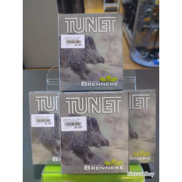 Lot de quatre bo�tes de balles brenneke original calibre 12/67