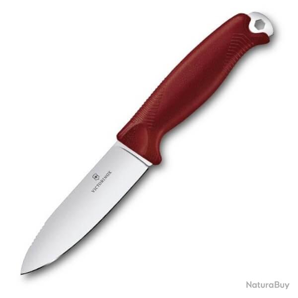 3.0902 Couteau fixe bushcraft Victorinox Venture rouge