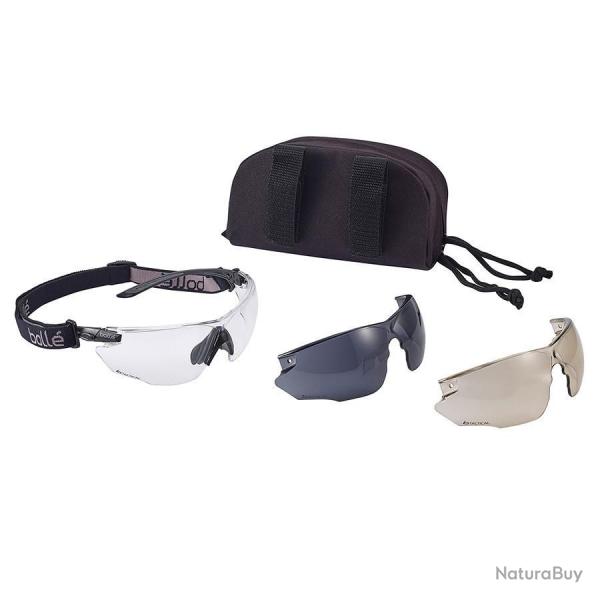 Kit Lunettes balistiques COMBAT platinium