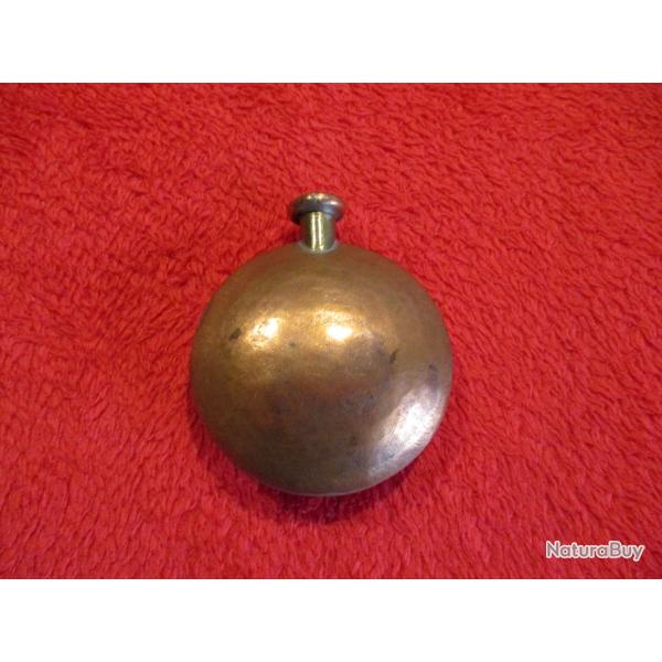 piece d'artisanat de poilu 14-18 gourde en cuivre