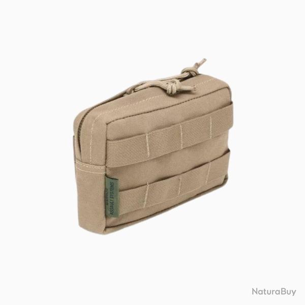 Poche Horizontale zippe Coyote Tan