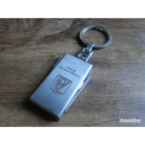 couteau porte cl� multi fonction amicale des sous officiers