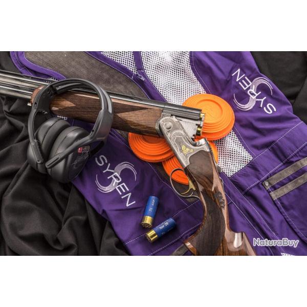 Fusil superpose Caesar guerini SYREN TEMPIO (pour femme) cal.12/76 bois can.76cm