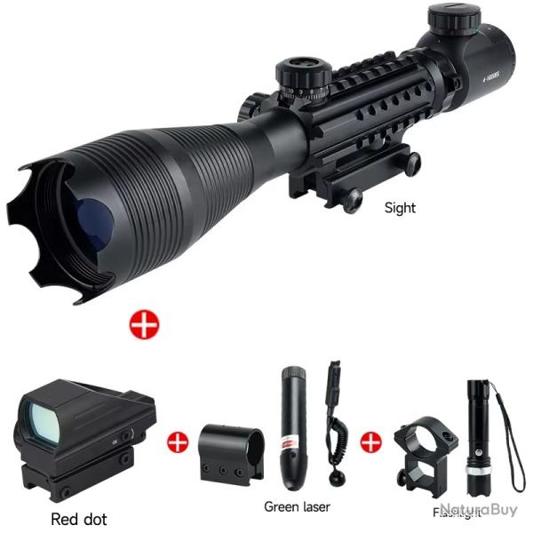 Lunette de chasse SFP 10-40X50 Collier 11mm