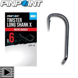 Hameçon Nash Pinpoint Longshank X (par 10) n° 4