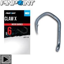 Hame&ccedil;on Nash Pinpoint Claw X (par 10) n&deg; 4