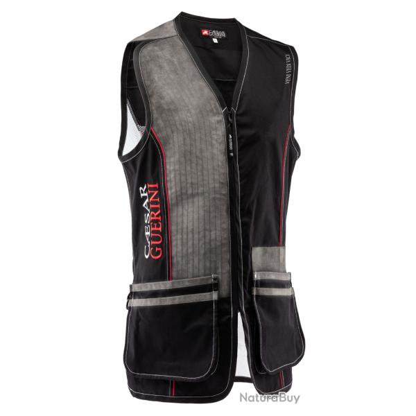 Gilet de tir noir Caesar guerini gaucher