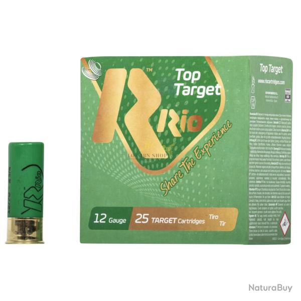 Bo�te de 25 cartouches bourre jupe d'acier 28g PB7.5 Cal.12/70 - Rio