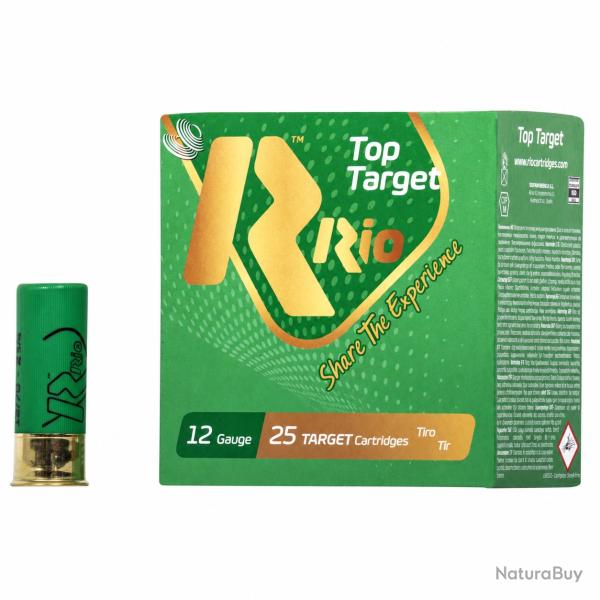 Bo�te de 25 cartouches bourre jupe d'acier 28g PB7.5 Cal.12/70 - Rio
