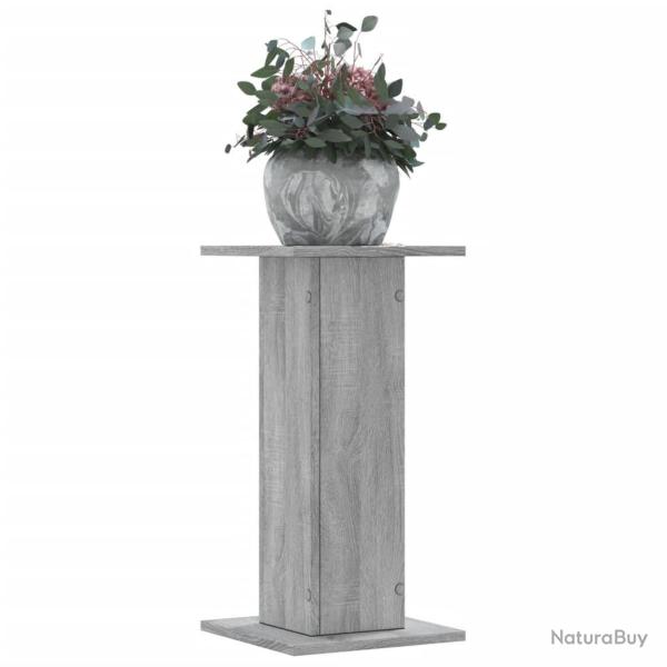 Supports pour plantes 2 pcs sonoma gris bois d'ing�nierie