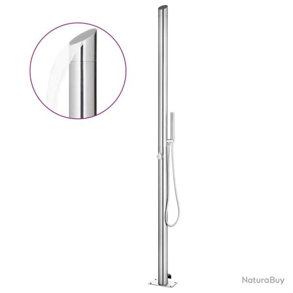 Douche de jardin 220 cm Acier inoxydable