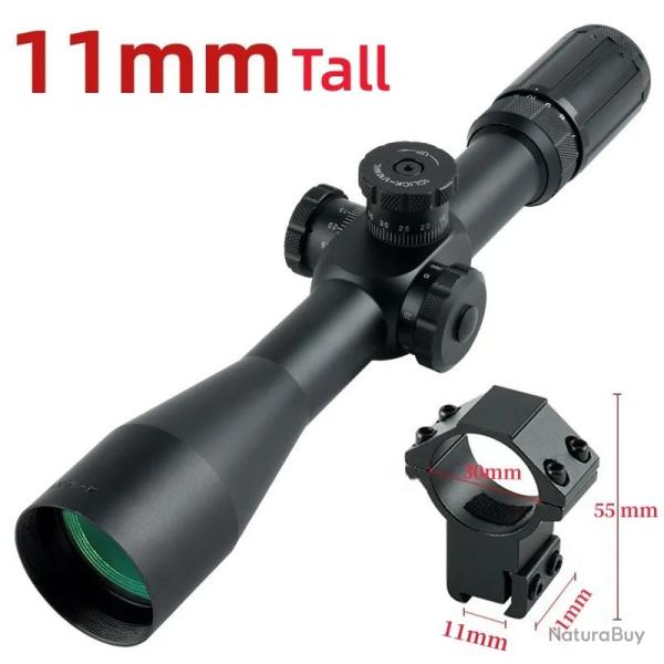 Lunette de vis�e optique Airsoft, 4-14x44 Collier 11mm TALL