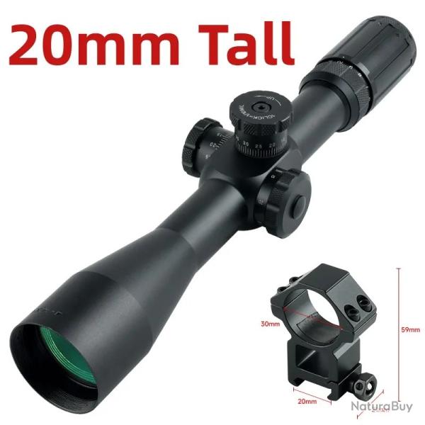 Lunette de vis�e optique Airsoft, 4-14x44 Collier 20mm TALL