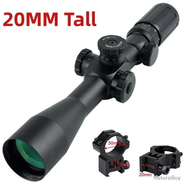 Lunette de vis�e optique Airsoft, 4-14X44IR Collier 20mm TALL