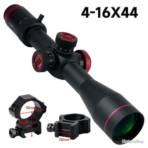 Lunette de vis�e optique Airsoft, 4-16X44 Collier 11mm