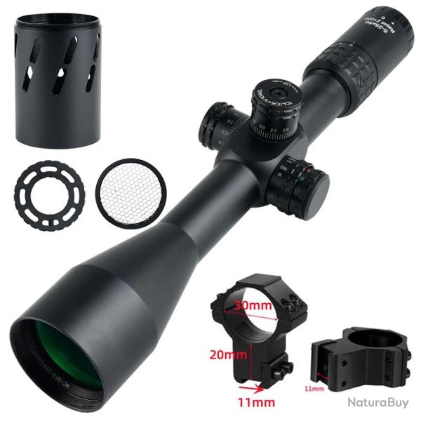 Lunette de vis�e optique Airsoft, 5-25X50 Collier 11mm TALL