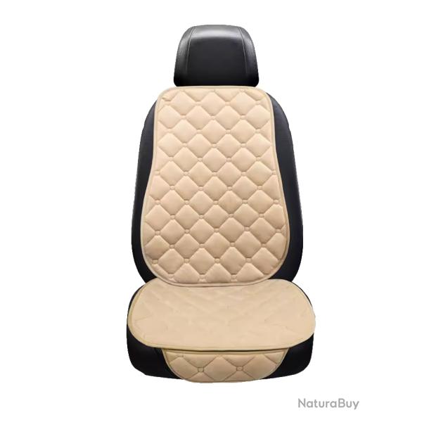 Housse de Si�ge et Dossier Voiture Auto Universel Confort et Protection Beige