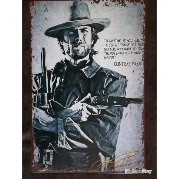 PLAQUE WESTERN Clint ....