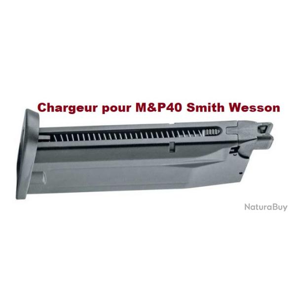 Chargeur pour M&P40 Black -Smith & Wesson -  Co2  Billes Acier Cal 4.5