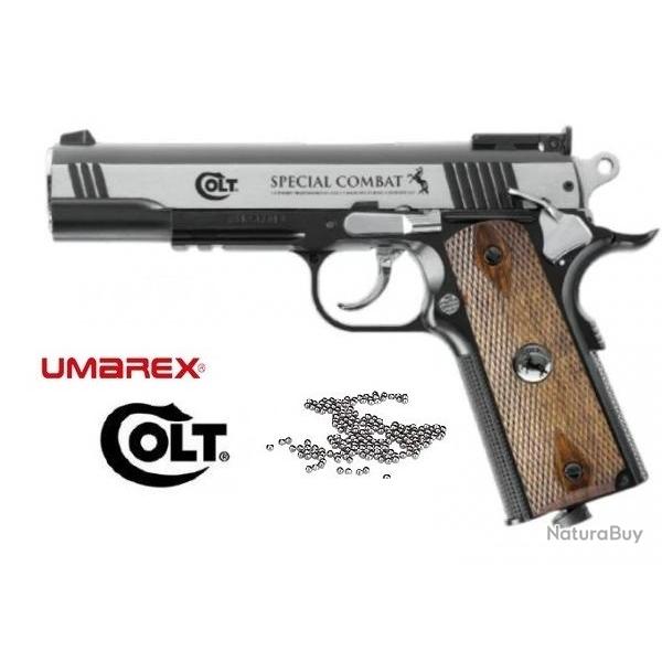 Pistolet  COLT  SPECIAL  COMBAT  classic / Cal 4.5  Billes Acier  et Co2