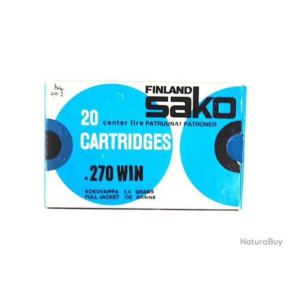 MUNITONS SAKO 270WIN FMJ