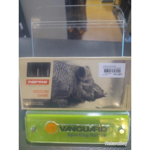 Balles norma eco strike calibre 300 wsm 10.7g 165g