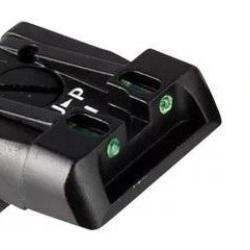 Hausse r&eacute;glable et guidon Fibre Optique LPA pour Glock 17&agrave; 35