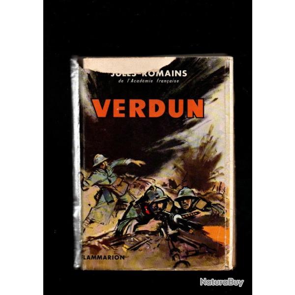 verdun  par jules romains pr�lude � verdun et verdun 2 en 1 guerre 1914-1918, 1956.