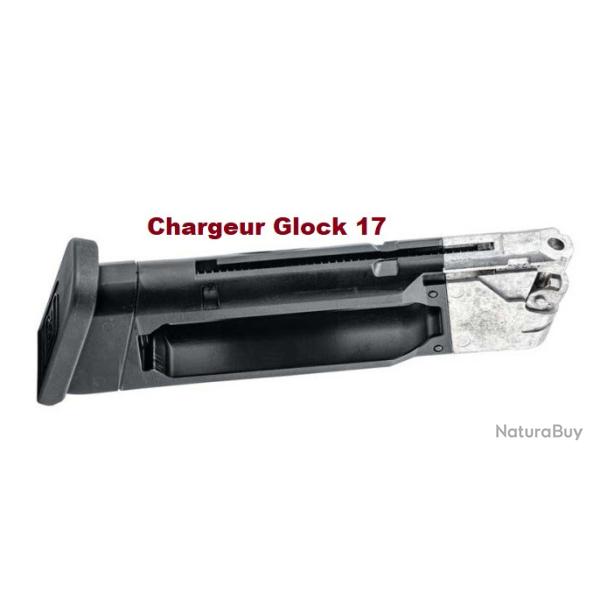 Chargeur pour  Glock 17   Co2  Billes Acier Cal 4.5