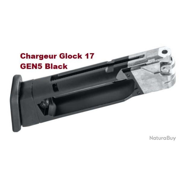 Chargeur pour  Glock 17 Gen5  Co2  Billes Acier Cal 4.5