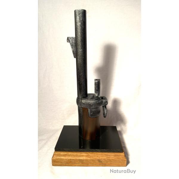Support-prsentoir pour baonnette LEE-METFORD avec socle bois