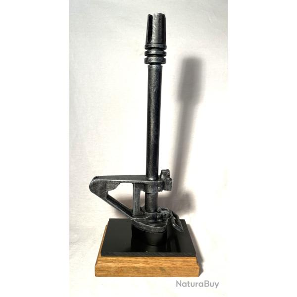 Support-prsentoir pour baonnette COLT M16 avec socle bois