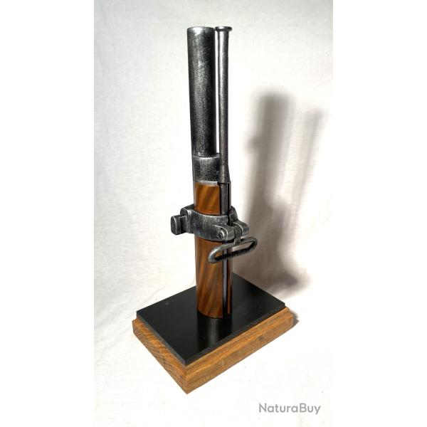 Support-prsentoir pour baonnette MARTINI-HENRY 1871 avec socle bois