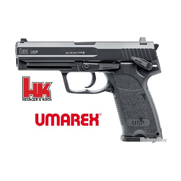 Pistolet  HK  USP Black �  Airguns �  Co2  Billes Acier Cal 4.5