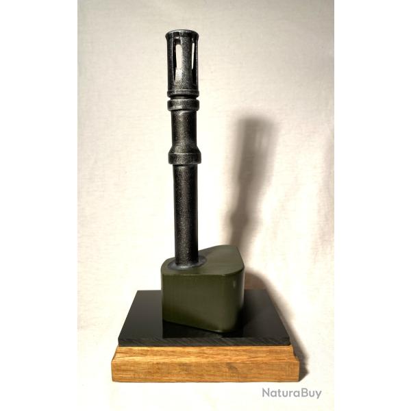 Support-prsentoir pour baonnette SA80 A2 L85 avec socle bois