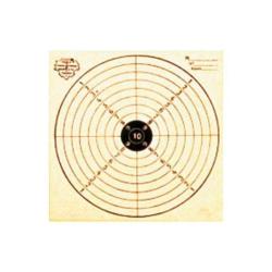 Cibles Colombi Sports - Par 100 14x14cm / Rouge - 15x15cm / Noir