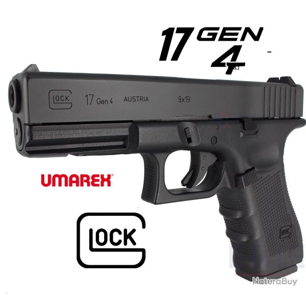 Pistolet  Glock 17 Gen4  �  Airguns �  Co2  Billes Acier Cal 4.5