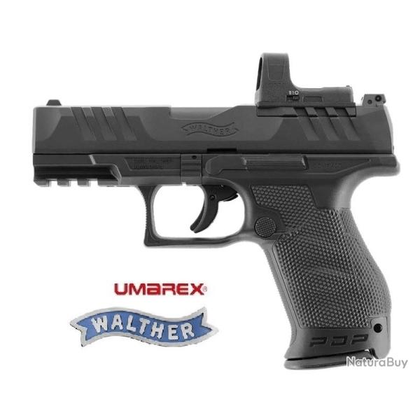 Pistolet  Walther PDP Compact 4'' Combo avec point rouge �  Airguns �  Co2  Billes Acier Cal 4.5