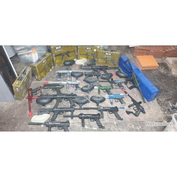 Lot paintball