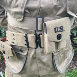 Ceinturon Mod 36 US - Reproduction WW2 Premium M