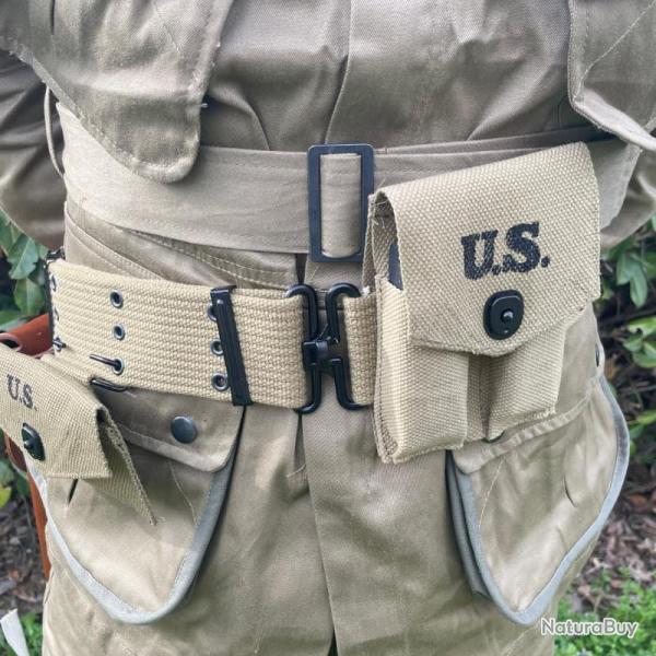 Ceinturon Mod 36 US - Reproduction WW2 Premium L