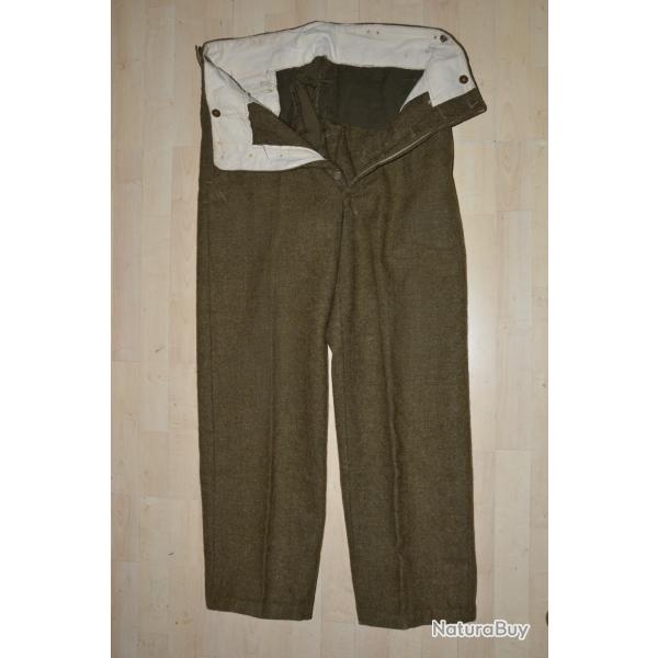 PANTALON CANADIEN DATE JUIN 1944-LIBERATION-FRANCE 1944-MAQUIS-INDOCHINE