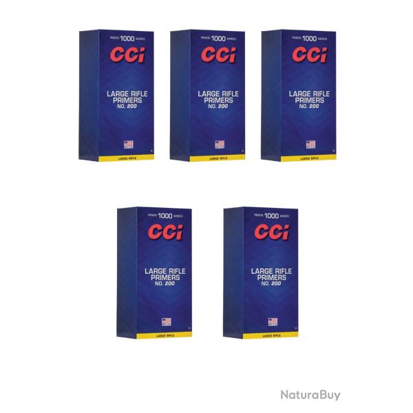 500 AMORCES CCI STANDARD LARGE RIFLE N�200 - 5 BOITES DE 100