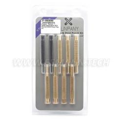 GUNPANY / Vector Optics SCOT-46 / Kit de chasse-goupilles armurier 9 pi&egrave;ces / R&eacute;f : ET-060090