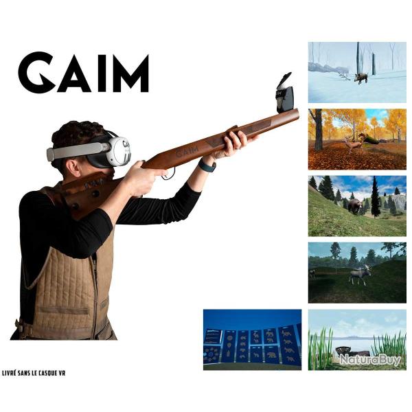 Jeu de chasse r�alit� virtuelle Gaim by Aimpoint Crosse avec busc r�glable
