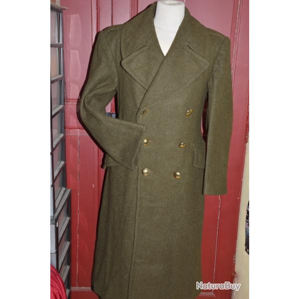 CAPOTE CANADIENNE DATEE 1941-LIBERATION-FRANCE 1944-MAQUIS-INDOCHINE-CANADIAN OVERCOAT 2�WW