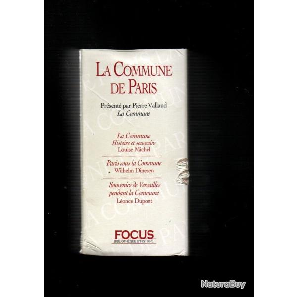 la commune de paris  , coffret de 4 livres focus