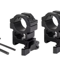 Colliers de fixation haut avec attache rapide pour lunette rail 22 mm diam&egrave;tre 25,4 mm (1 pouce)