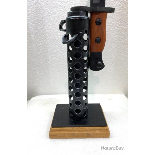 Support-prsentoir pour baonnette L2 A3 STERLING avec socle bois